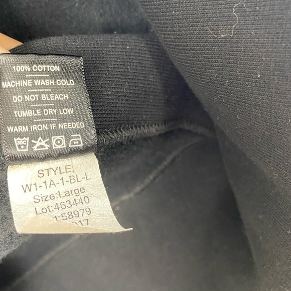 American Giant Black Full Zip Hoodie Jacket Women’s size‎ Large - Picture 5 of 13